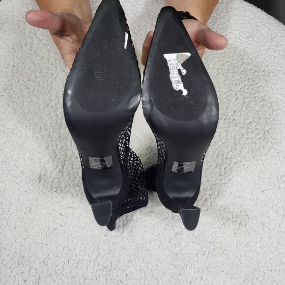 Steve Madden Black Mesh Heels - Picture 5 of 6